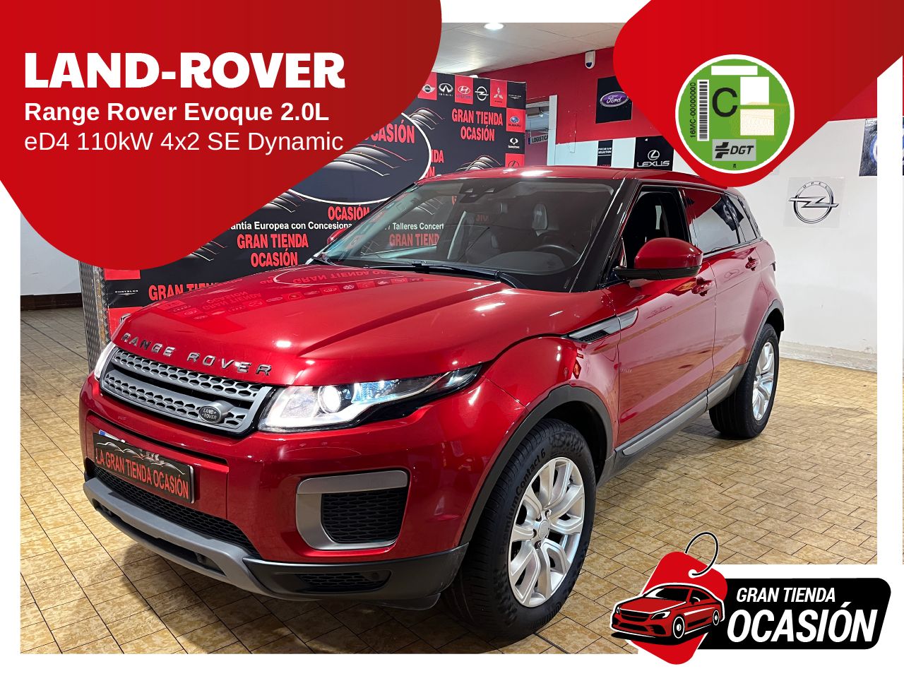 Land-Rover Range Rover Evoque 2.0L eD4 Diesel 110kW 4x2 SE Dynamic   - Foto 1