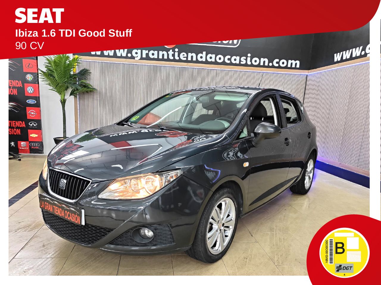 Seat Ibiza 1.6 TDI 90cv Good Stuff DPF   - Foto 1