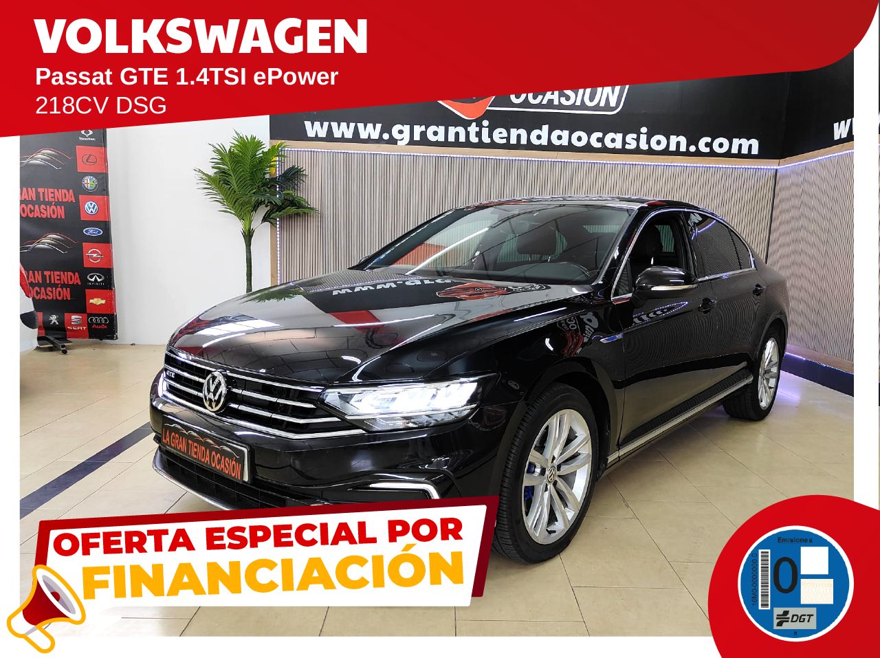 Volkswagen Passat GTE 1.4 TSI ePower 115kW 85kW DSG   - Foto 1