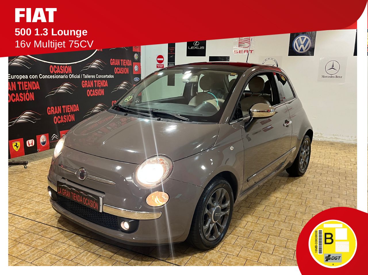 Fiat 500 1.3 16v Multijet 75 CV Lounge   - Foto 1