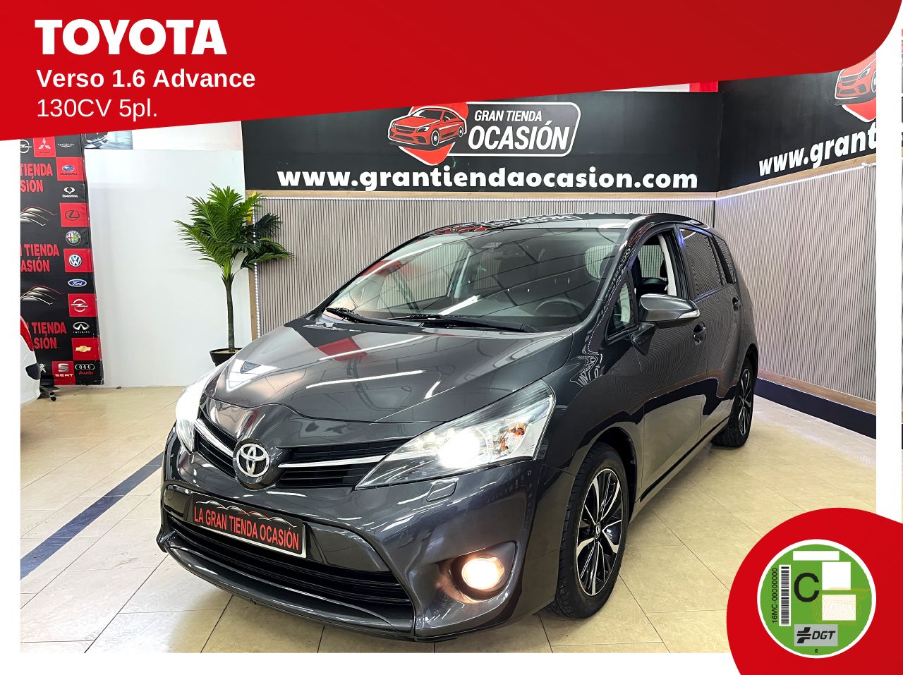 Toyota Verso Verso 1.6 130 Advance 5pl.   - Foto 1