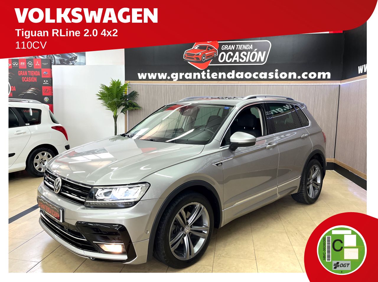 Volkswagen Tiguan VOLKSWAGEN Tiguan RLine 2.0 TDI 110CV BMT 4x2   - Foto 1