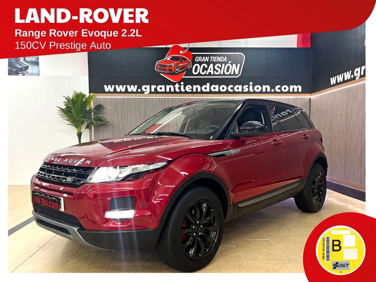 Land-Rover Range Rover Evoque 2.2L TD4 150CV 4x4 Prestige Auto   - Foto 1