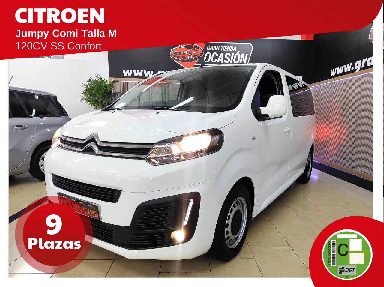 Citroën Jumpy Combi Talla M BlueHDi 120 SS Confort  - Foto 1