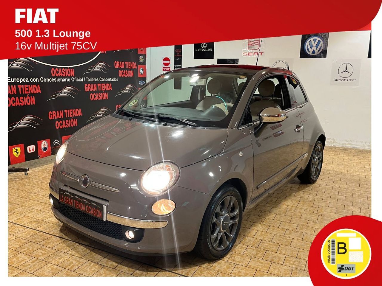 Fiat 500 1.3 16v Multijet 75 CV Lounge  - Foto 1
