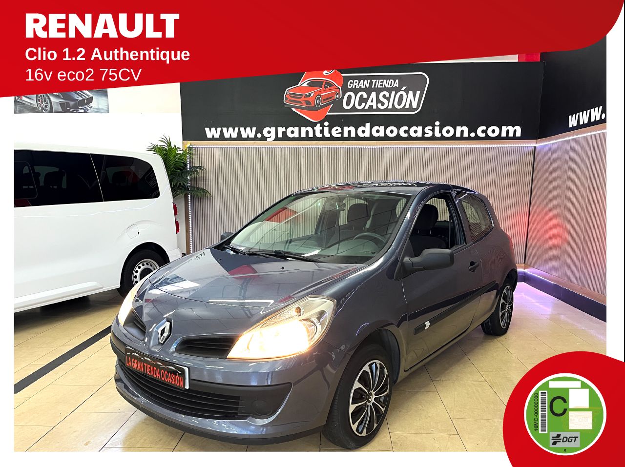 Renault Clio Authentique 1.2 16v 75cv 3p. eco2  - Foto 1