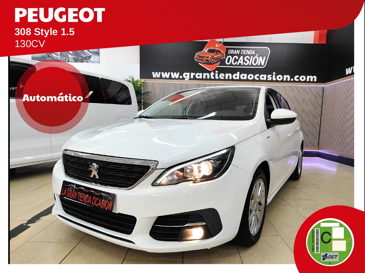 Peugeot 308 5p Style 1.5 BlueHDi 96KW 130CV Auto  - Foto 1