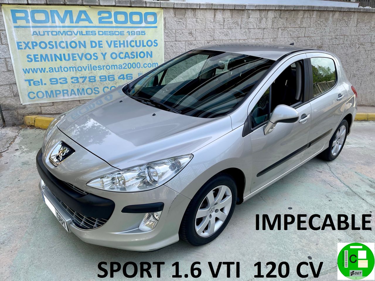 Peugeot 308 1.6 VTI 120 CV SOLO 103.000 KMS   - Foto 1