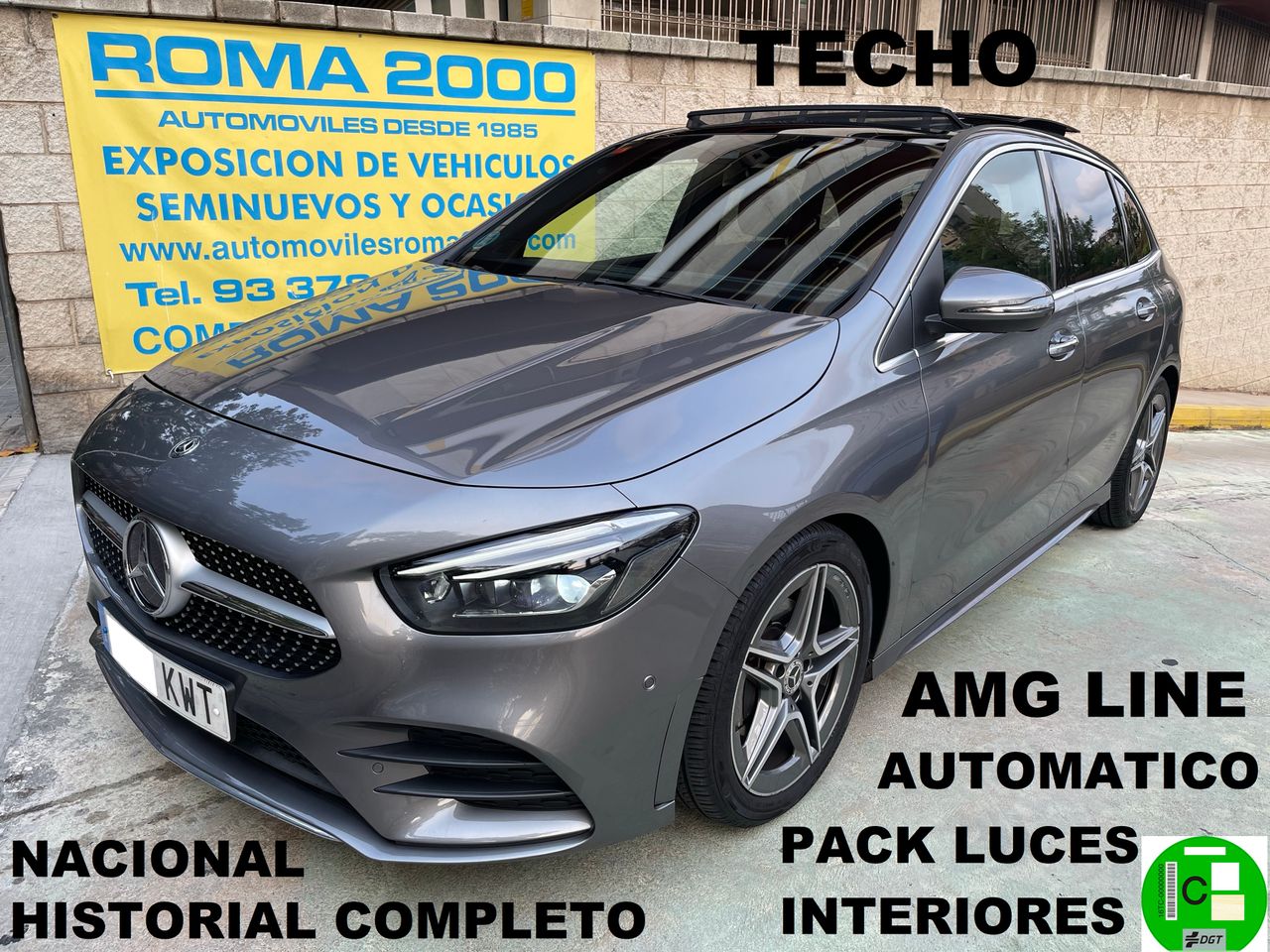 Mercedes Clase B 200 AMG LINE TECHO PACK LUCES   - Foto 1