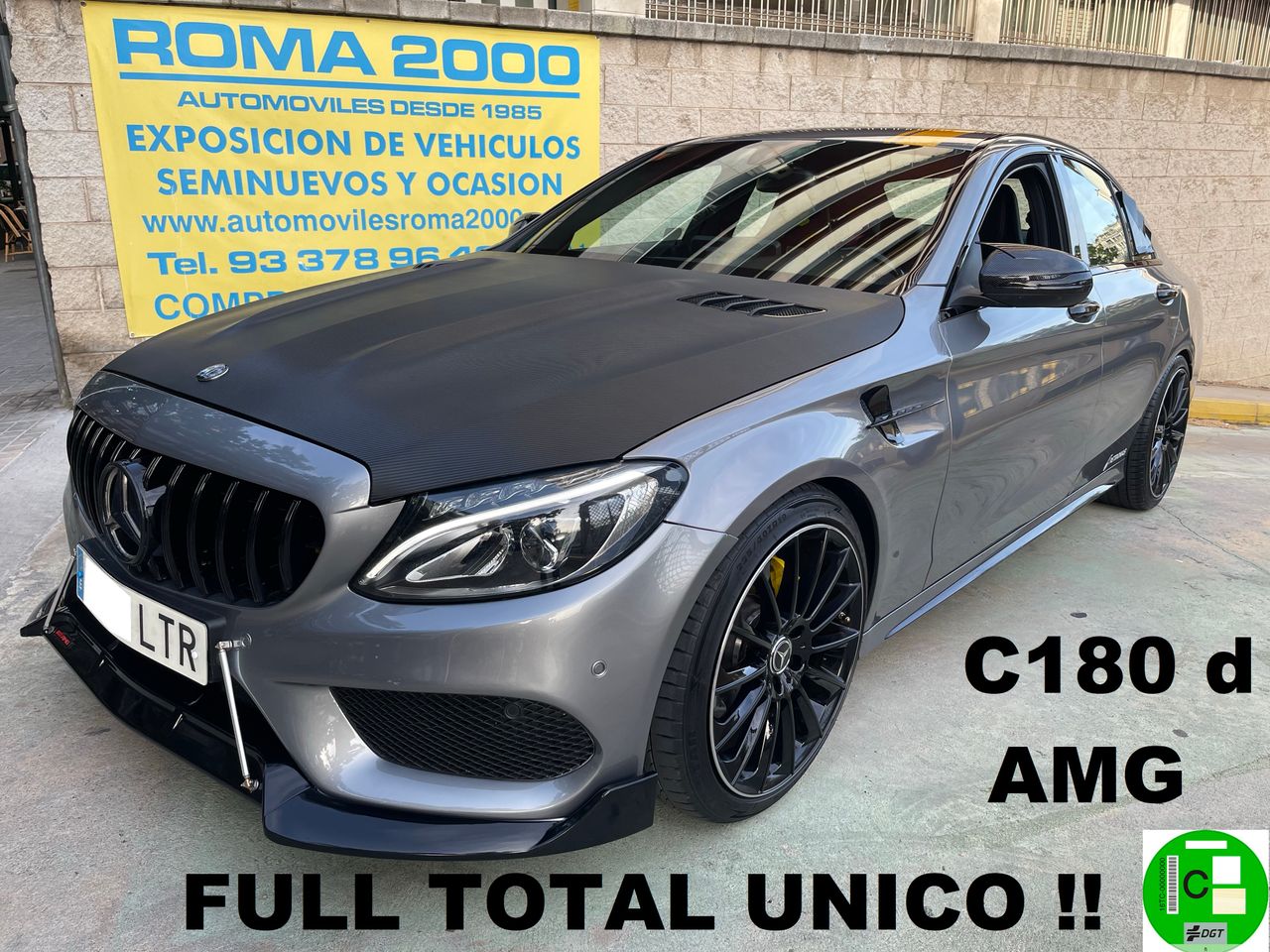 Mercedes Clase C 180 d AMG FULL UNICO  - Foto 1