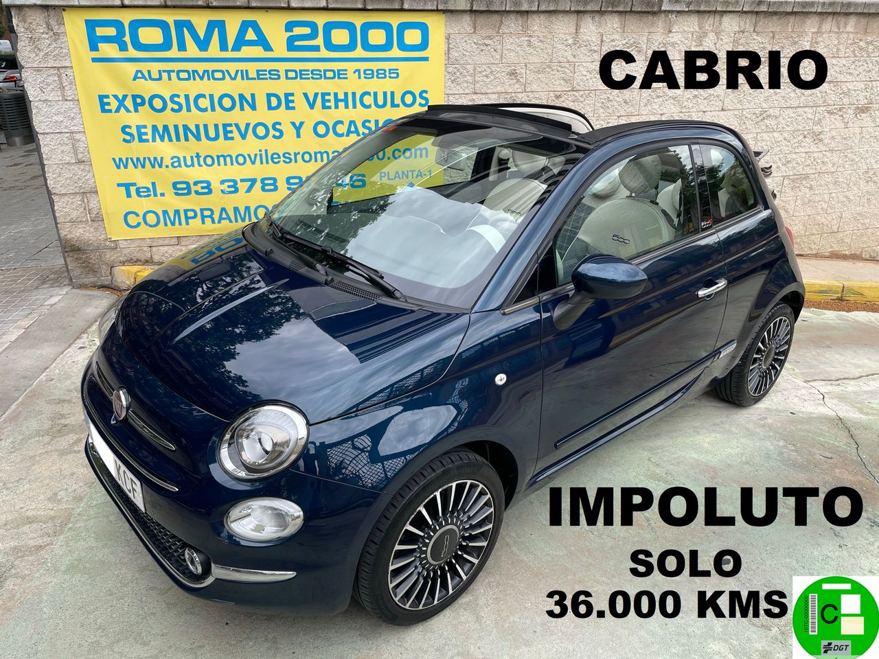 Fiat 500C 1.2 LOUNGE 70CV 36.000 KMS  - Foto 1