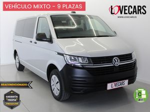 Volkswagen Transporter 2.0 TDI T6 COMBI 9 LARGA 110 - Foto 2