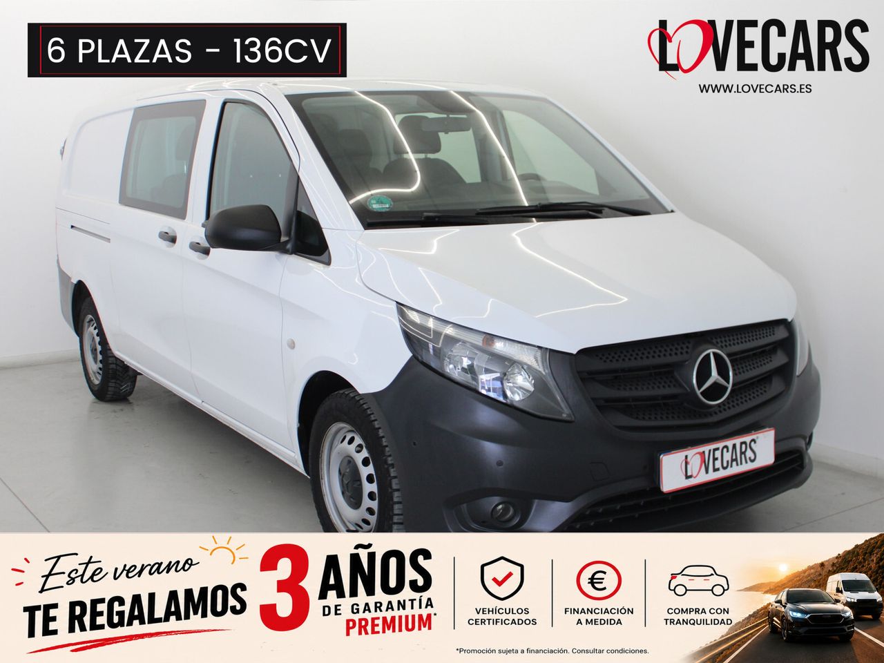 Mercedes Vito 114 DCI LARGA  6 PLAZAS GPS 136 - Foto 1