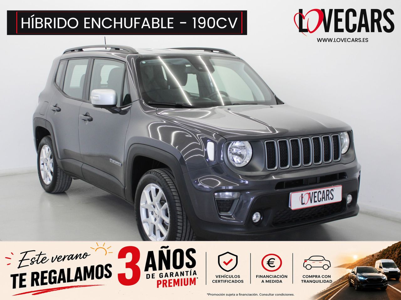Jeep Renegade Limited 4xe 1.3 PHEV 140 kW(190CV) AT - Foto 1