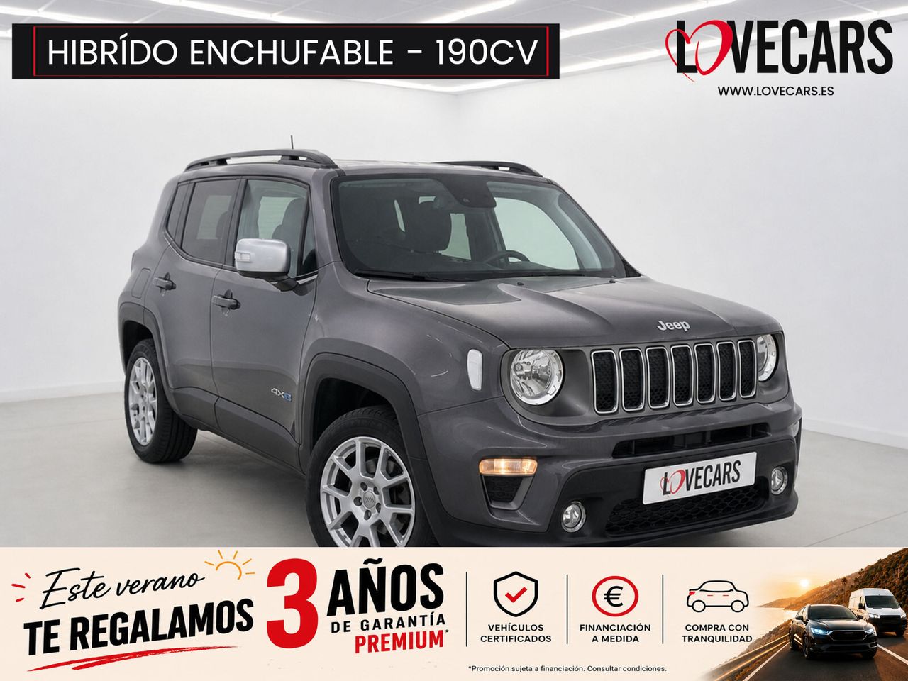 Jeep Renegade Limited 4xe 1.3 PHEV 140 kW(190CV) AT - Foto 1