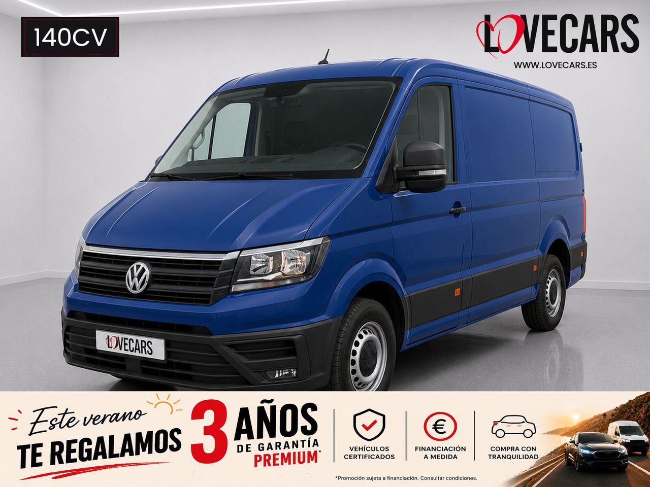 Volkswagen Crafter 2.0 TDI FURGÓN 30 BM L3 H2 140 - Foto 1