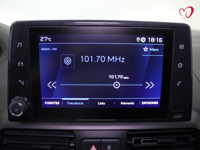 Peugeot Partner PREMIUN STANDARD BlueHDI 100 S&S 6 VEL MAN 3 PLAZAS